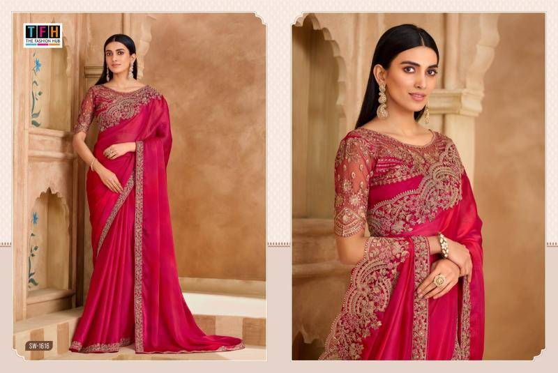 Tfh sandal wood vol-16 Bulk saree dealers in India